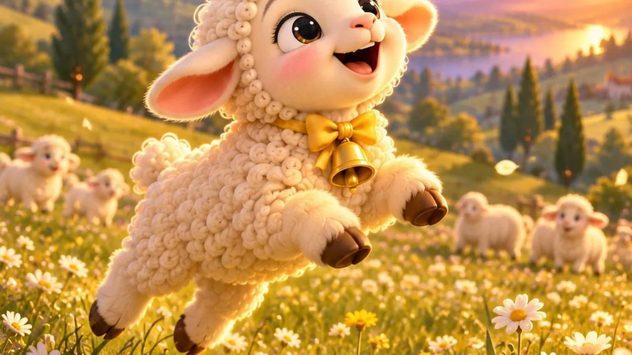 Lumi bondit dans le pré